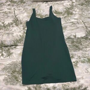 Girlfriend collective green exercise dress